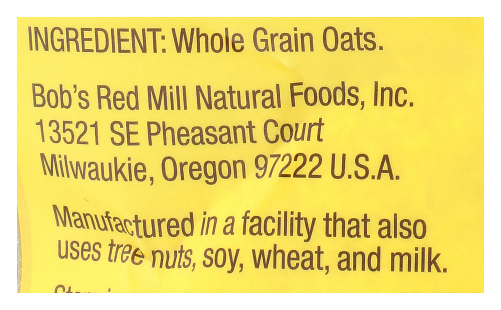 Bob's Red Mill Scottish Oatmeal creamy texture ideal for porridge or oatcakes