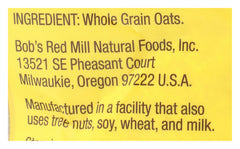 Bob's Red Mill Scottish Oatmeal creamy texture ideal for porridge or oatcakes