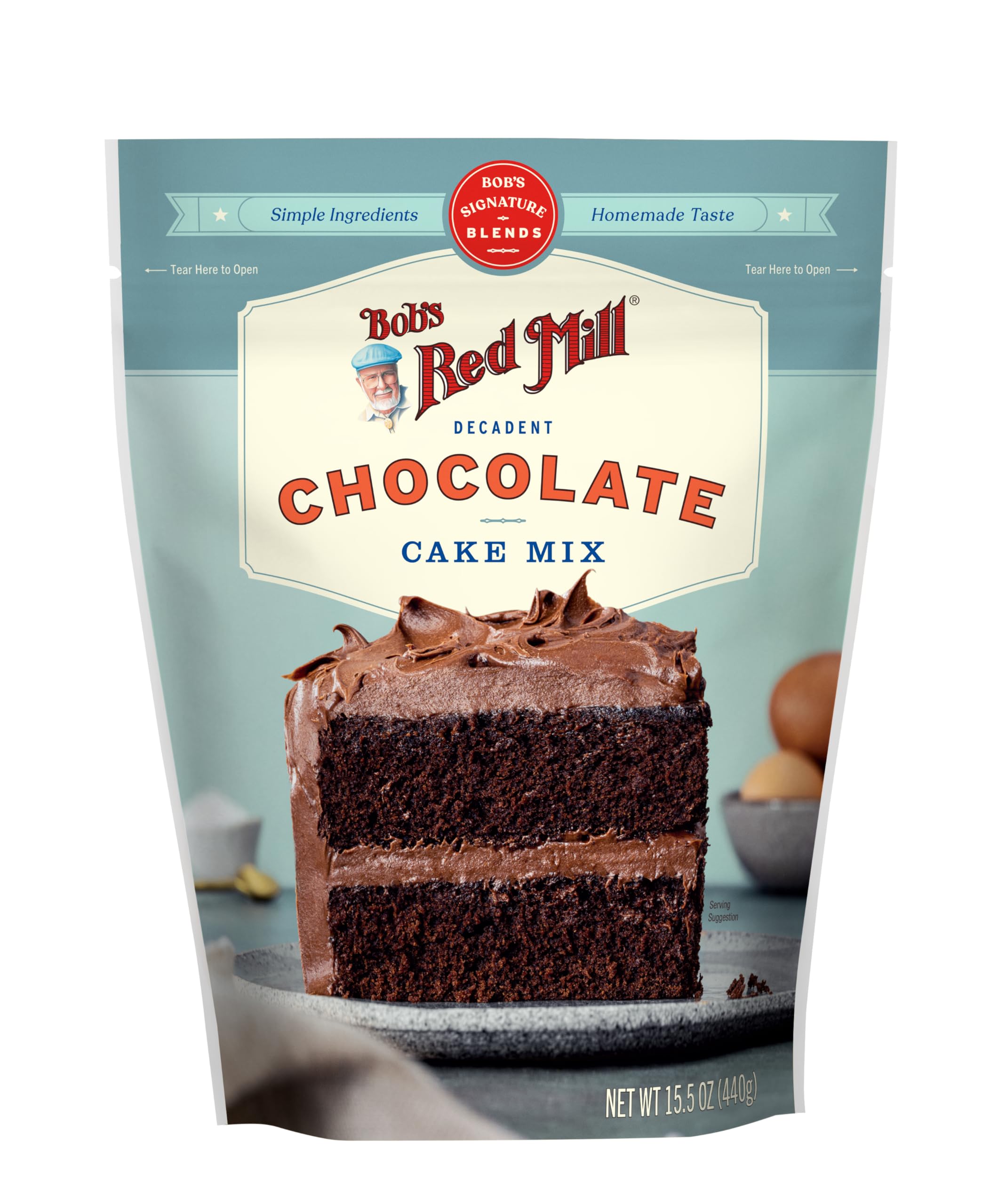 Mocha cake idea with coffee substitution using Bob's Red Mill Signature mix.