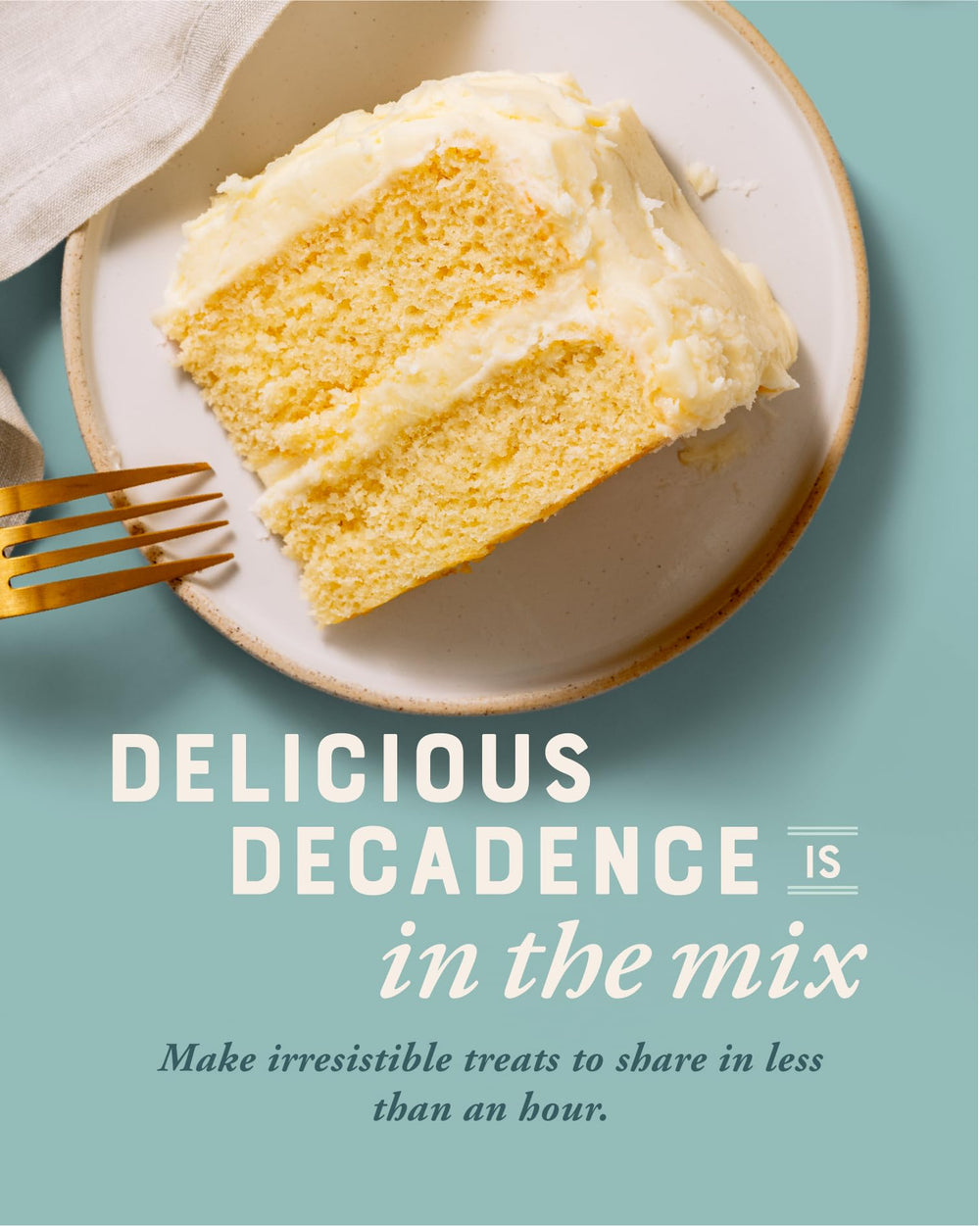 Versatile serving ideas for Funfetti or classic yellow cake with Bob's mix