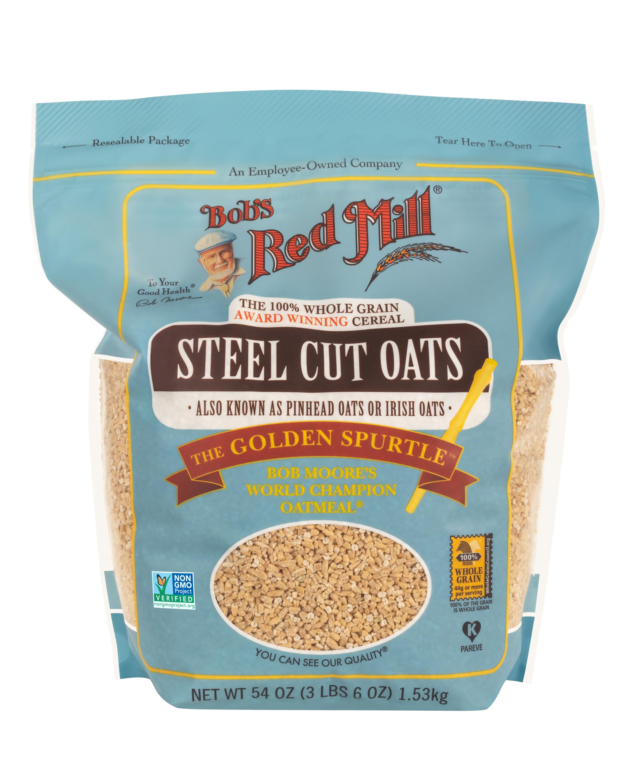 Bob's Red Mill steel cut oats steel burr mill process highlighting traditional milling