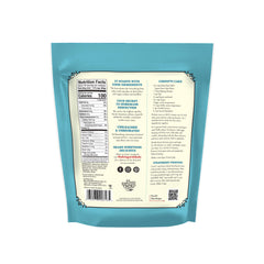 Bob's Red Mill super-fine cake flour close-up shows airy batter potential.