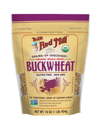 Toasting buckwheat groats from Bob's Red Mill enhances their nutty aroma.