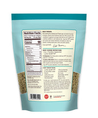 Bob's Red Mill TVP being measured, highlighting a low fat, high protein ingredient for meals.