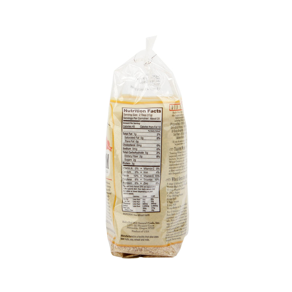 Bob's Red Mill Wheat Germ in bread dough for flavor.