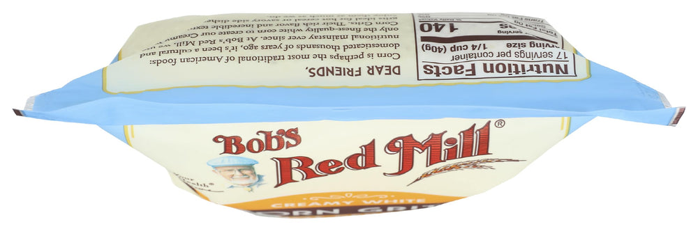 Bob's Red Mill White Corn Grits used to make polenta-style dish.