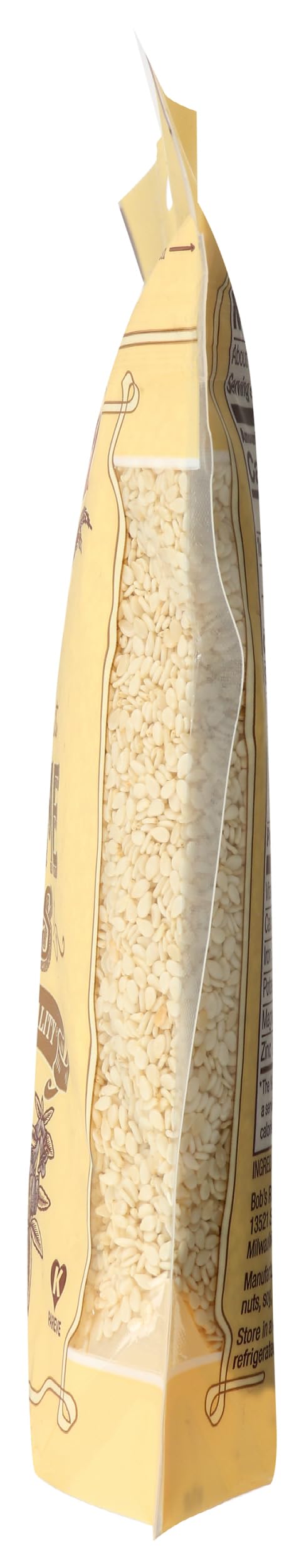 Baked goods with white hulled sesame seeds add light nutty notes.