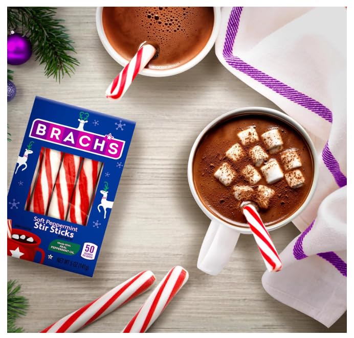 Bob's Sweet Stripes Soft Mint Sticks perfect for stocking stuffers and exchanges.
