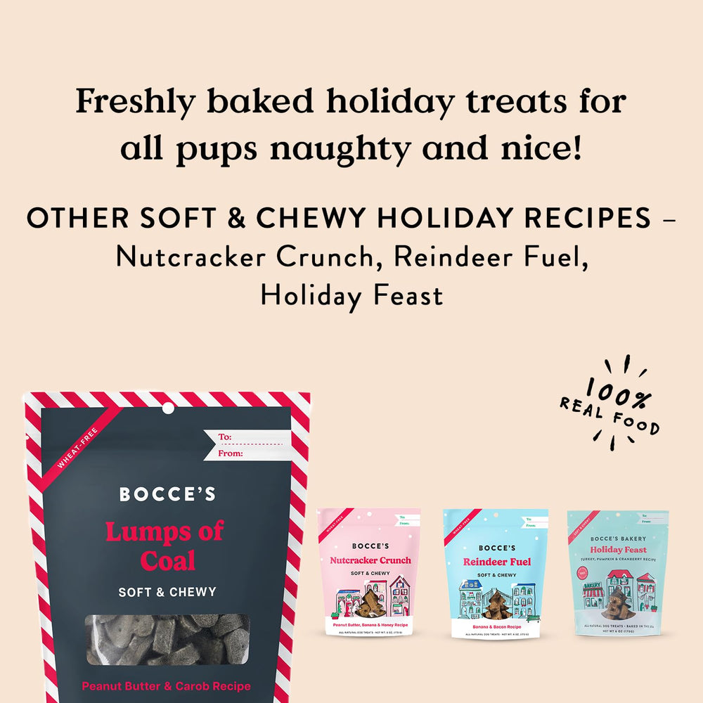 Bocce's Bakery Short ingredient list highlights clean, simple components for pets.