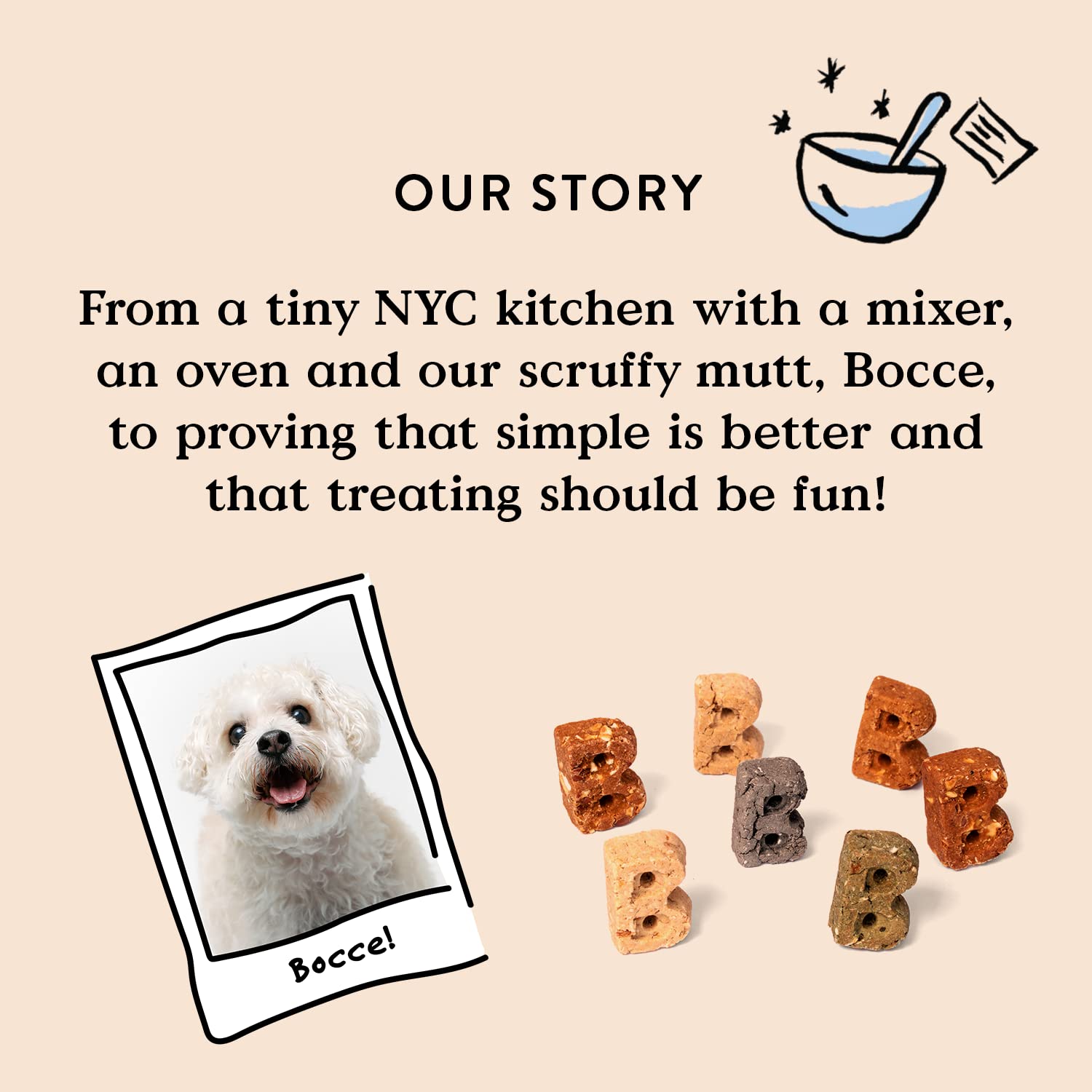 Bocce's Bakery Soft and chewy texture ideal for quick rewards during walks.
