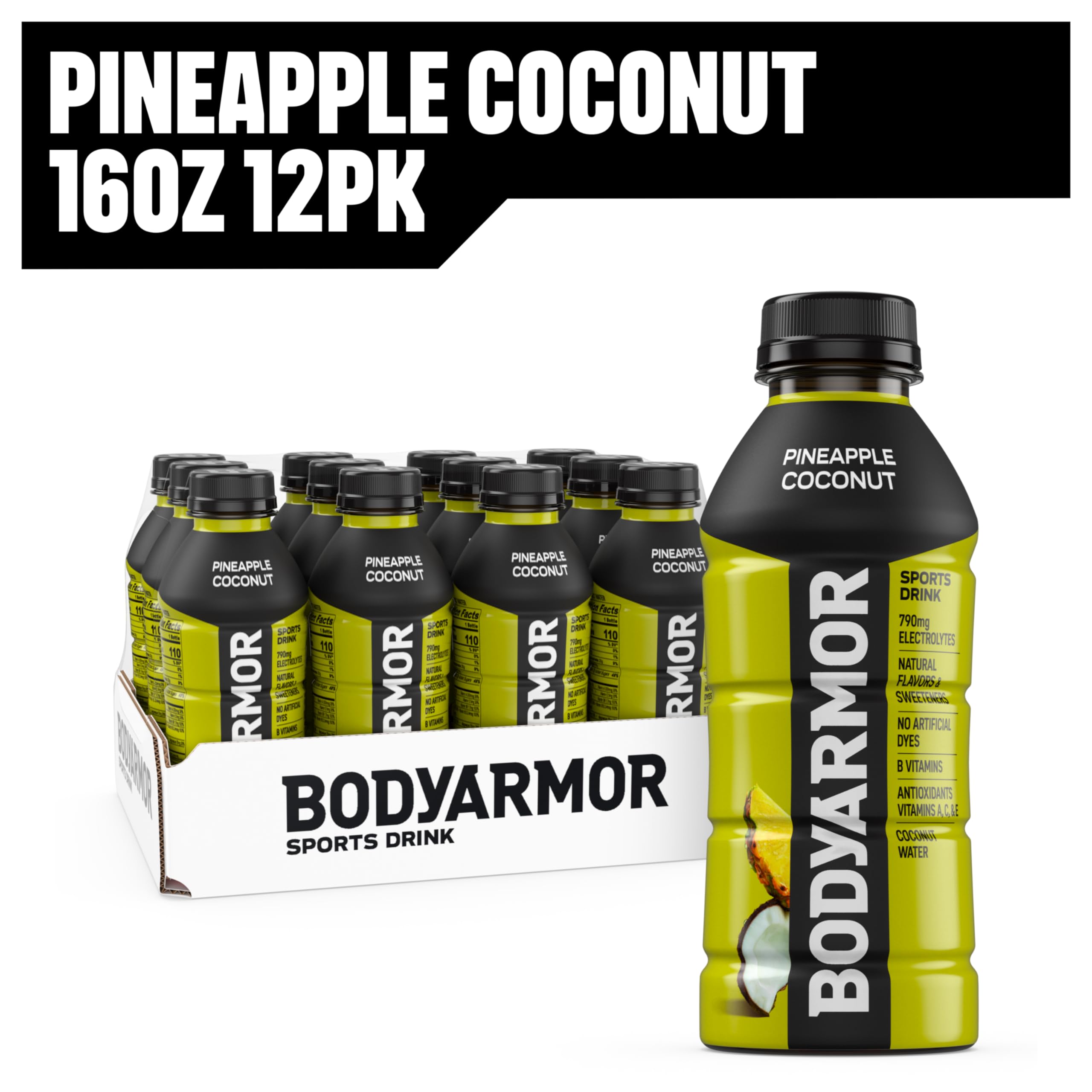 BODYARMOR coconut water visual hints lighter hydration.