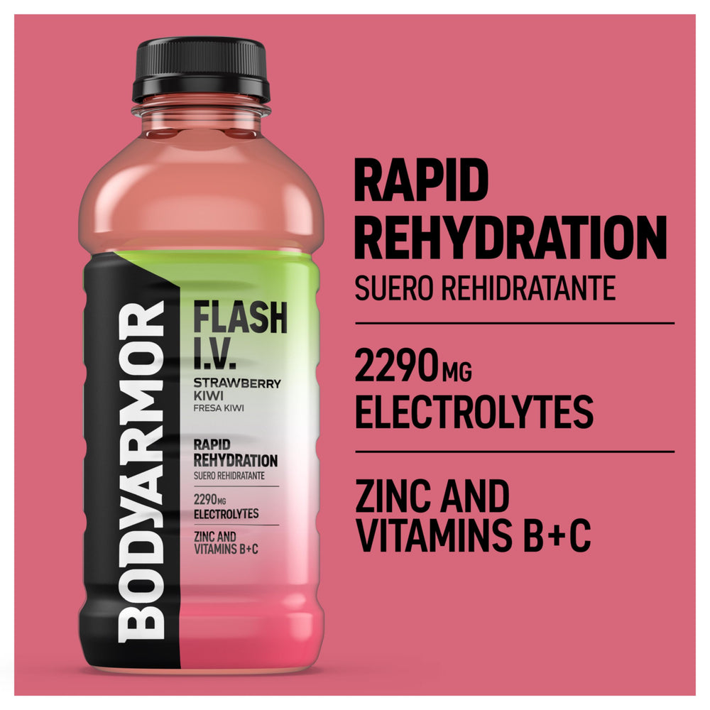 BODYARMOR Flash IV cap close-up illustrating easy-control design.