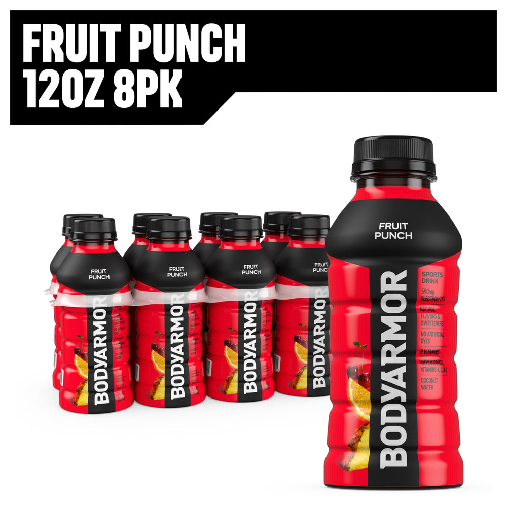 BODYARMOR Eco-friendly packaging logo signals sustainable packaging