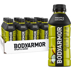 BODYARMOR pineapple coconut bottle for on-the-go hydration.