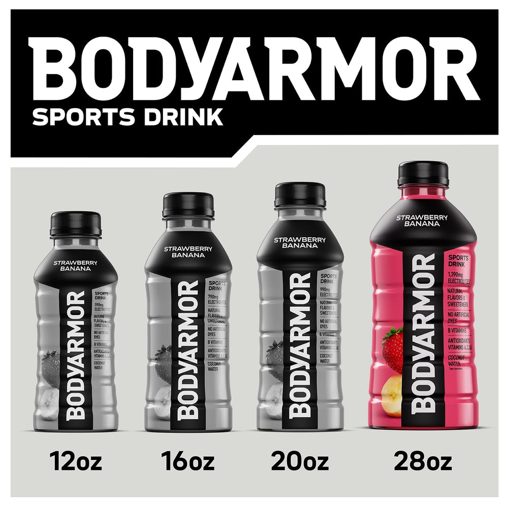 Ready-to-drink BodyARMOR Cherry Lime available for quick hydration before or after activity.