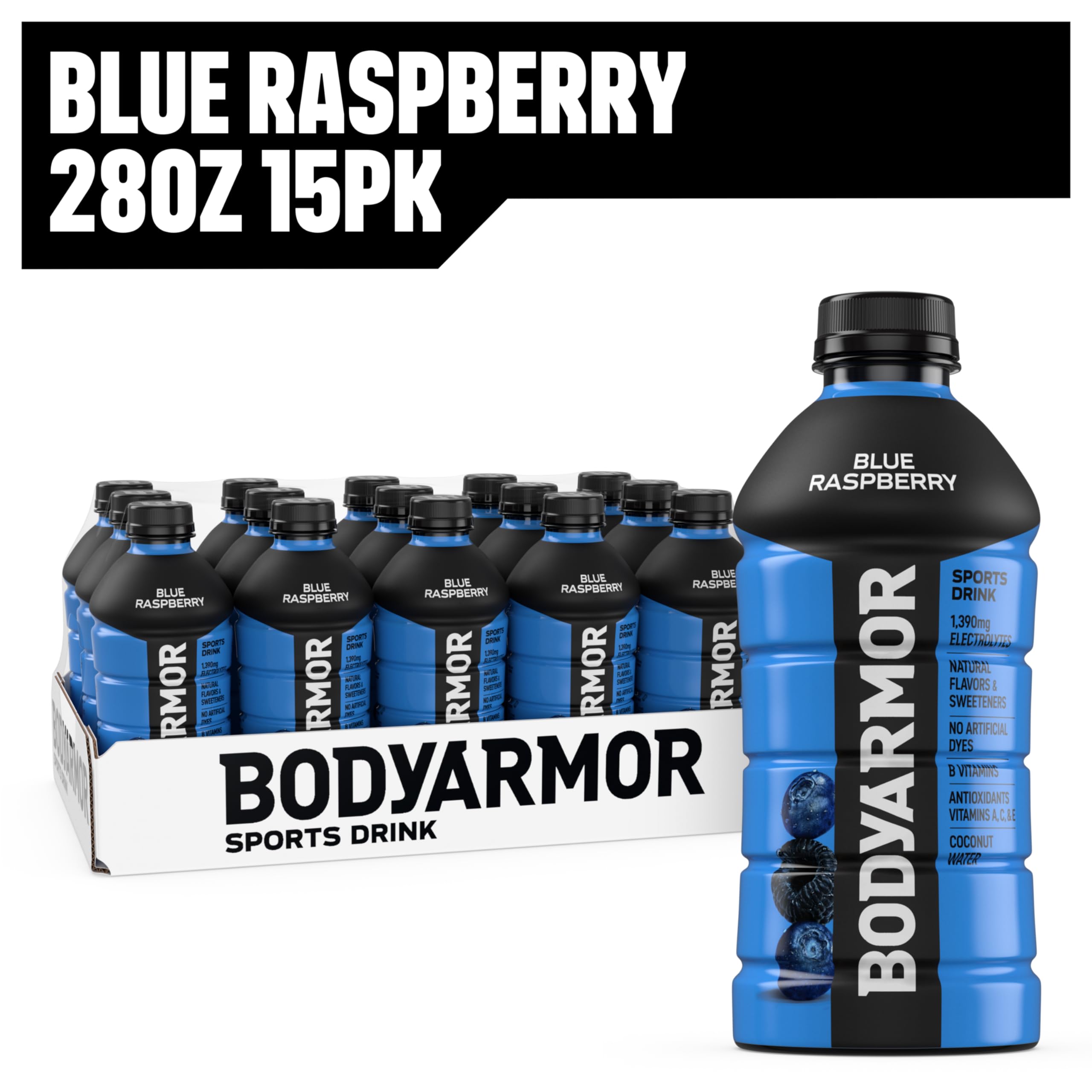 BODYARMOR on-the-go bottle ready for quick hydration during activities.