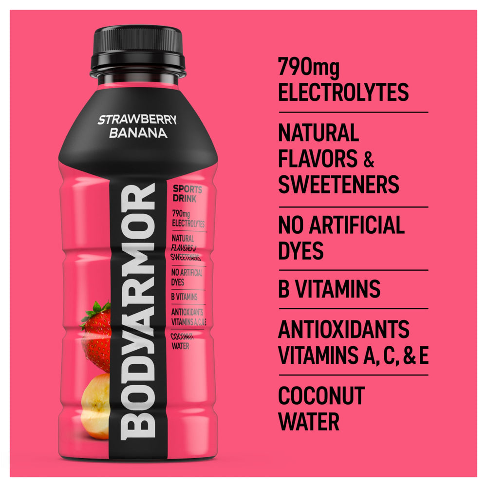 BODYARMOR Electrolytes graphic signals potassium-packed hydration support.