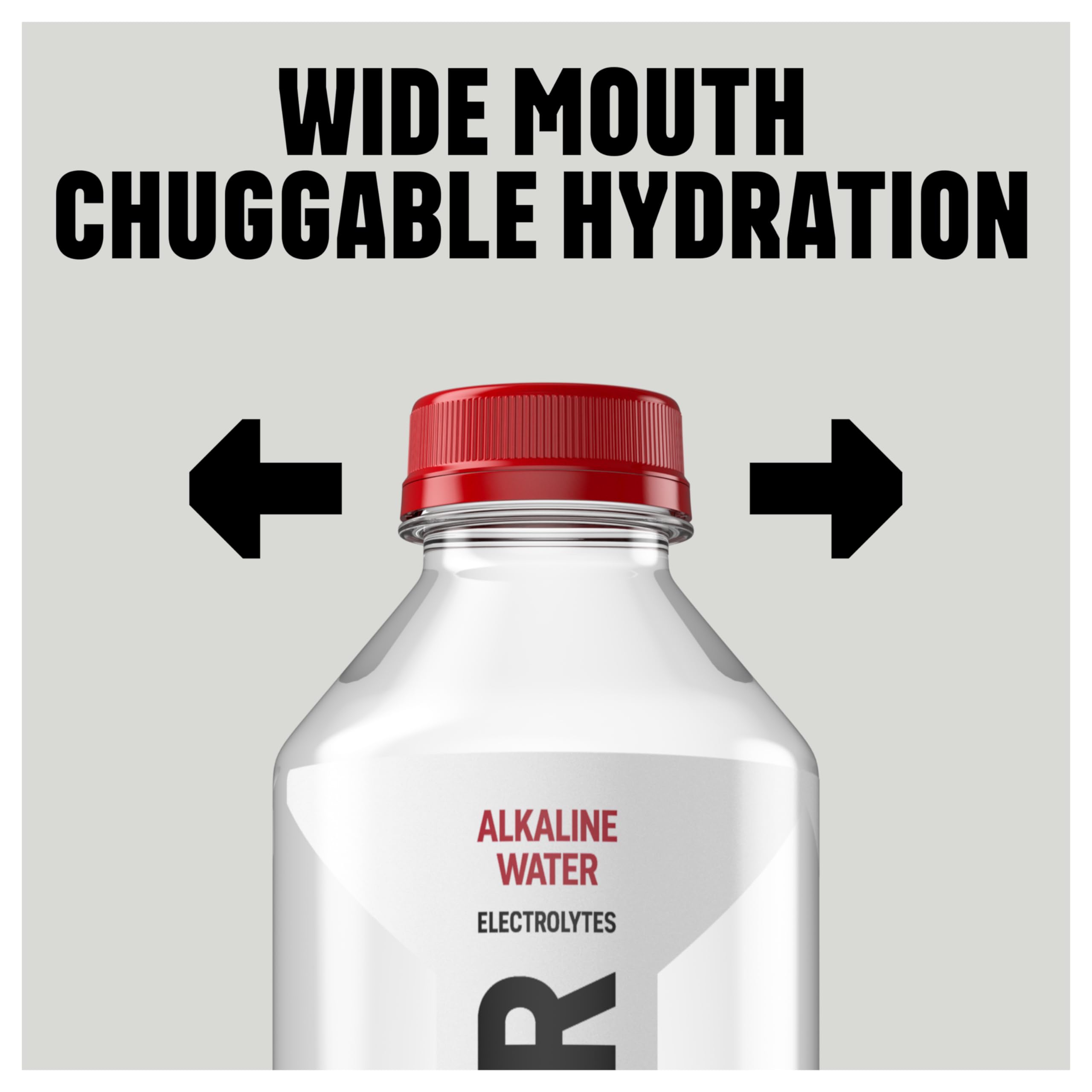 BODYARMOR SportWater 1-liter bottle shown for easy grip and all-day hydration.
