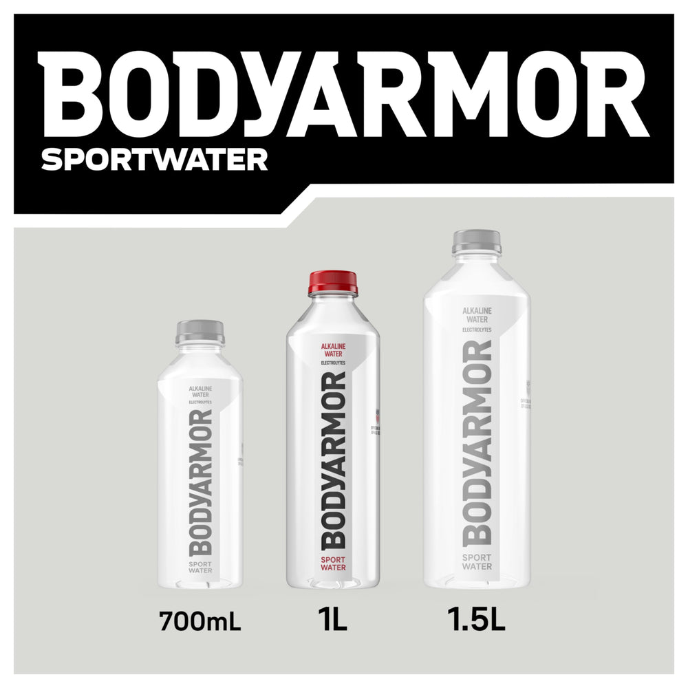 BODYARMOR SportWater premium hydration option for gym sessions, runs, and outdoor sports.