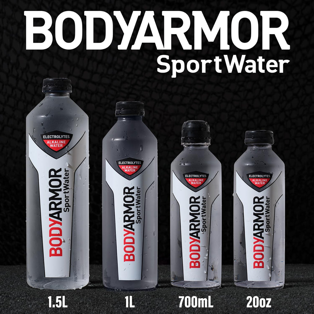 BODYARMOR SportWater all-day hydration for busy schedules.
