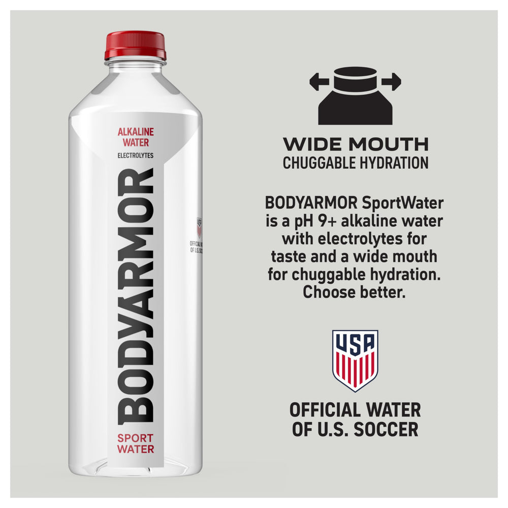 BODYARMOR SportWater during workouts supporting steady hydration between sets.