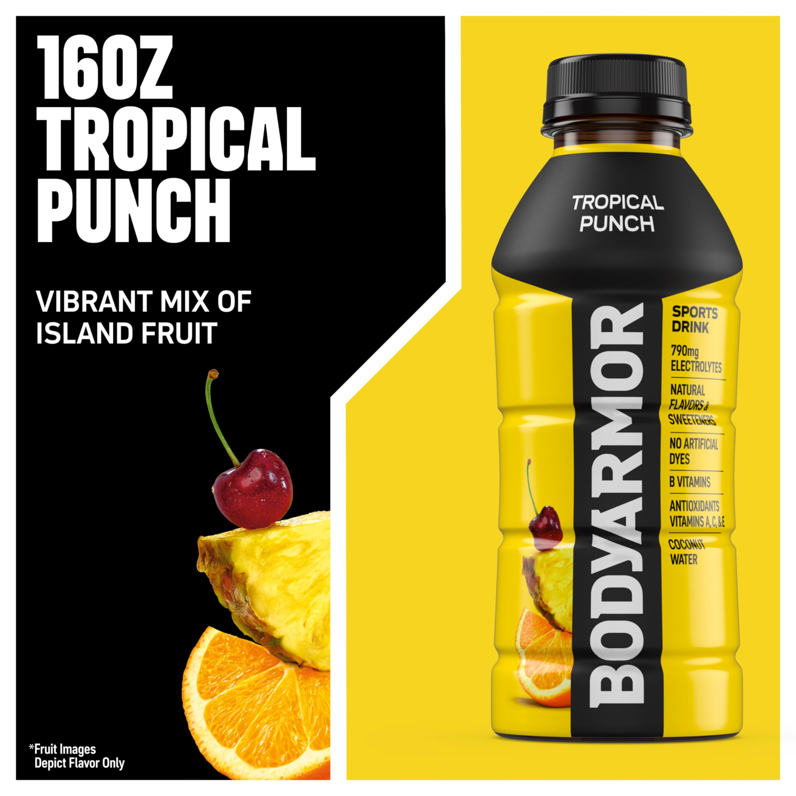 Athlete holding BODYARMOR bottle during training for hydration and energy