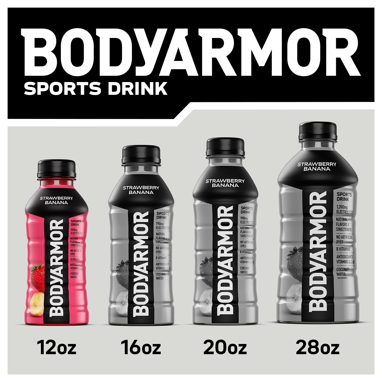 BODYARMOR Tropical Punch hydration action with athletes in motion