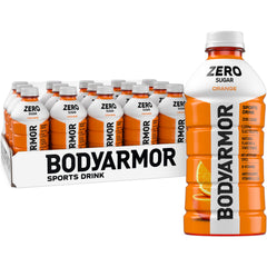 BODYARMOR Zero Sugar Orange bottle, 28oz, ready for hydration on the move.