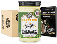 Bold I’Land Grass-Fed Beef Tallow jar for high-heat cooking with clean flavor.