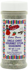 Bolner's Fiesta Uncle Chris steak seasoning jar front boosts bold steak flavor
