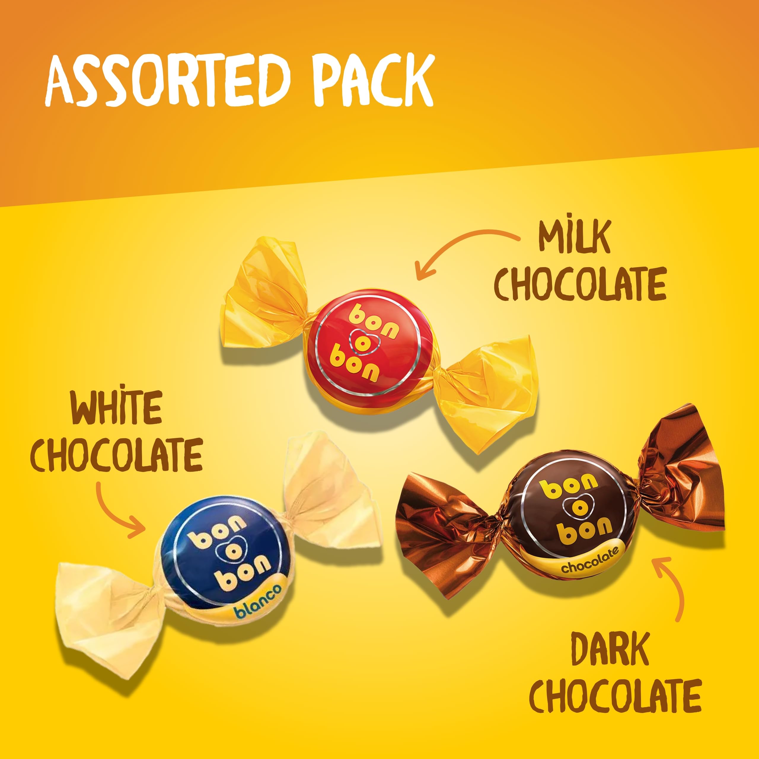 Bon o Bon truffles with peanut filling deliver creamy centers in every bite.