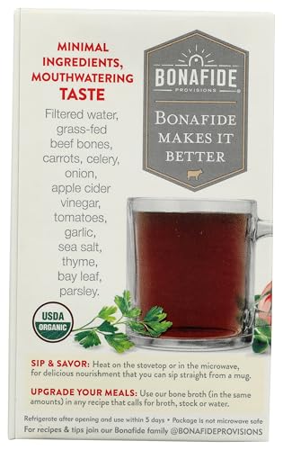 Pour shot of rehydrated Bonafide Broth Bone Beef Dry for quick flavorful liquid