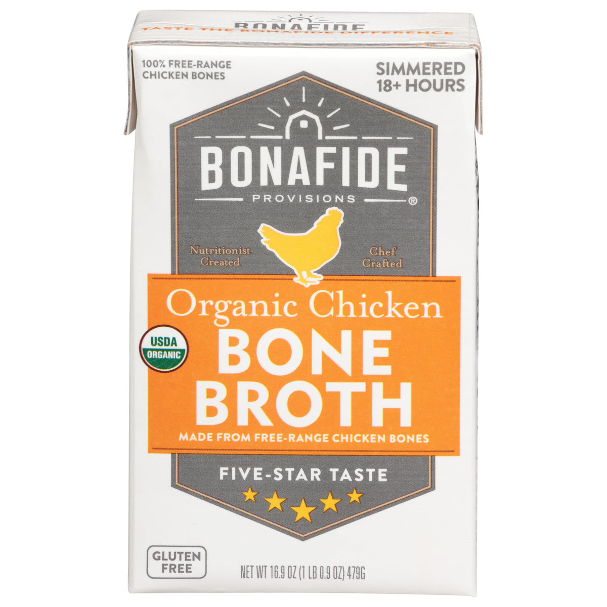 Bonafide Provisions Broth Bone Chicken Dry packshot; versatile base for soups and gravies