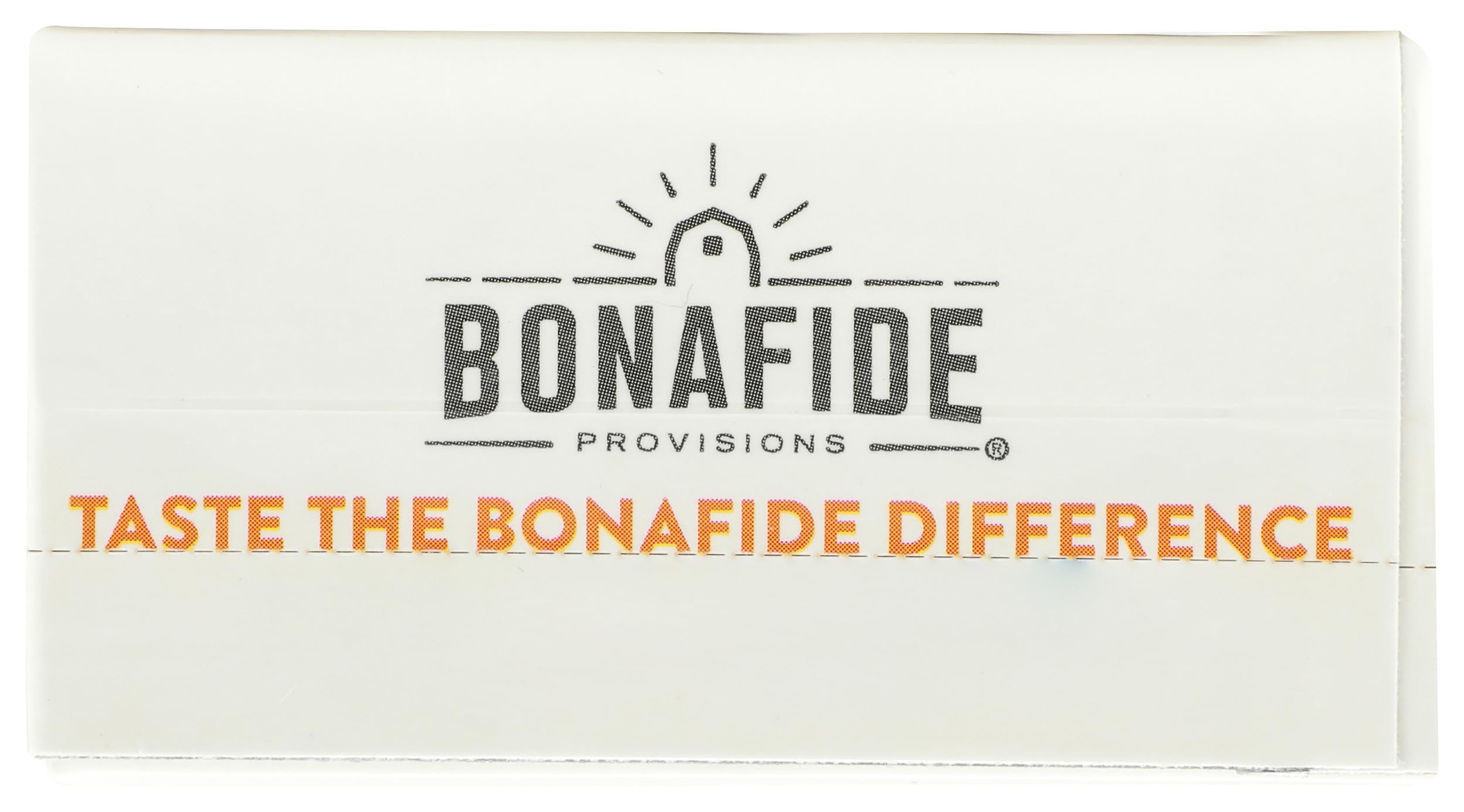 Bonafide Provisions ingredients label highlighting premium components for cooking.