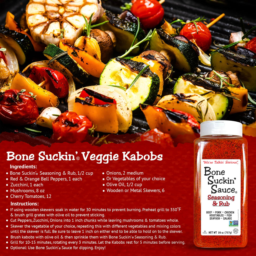 Bone Suckin' Original grilled vegetables seasoned for flavor