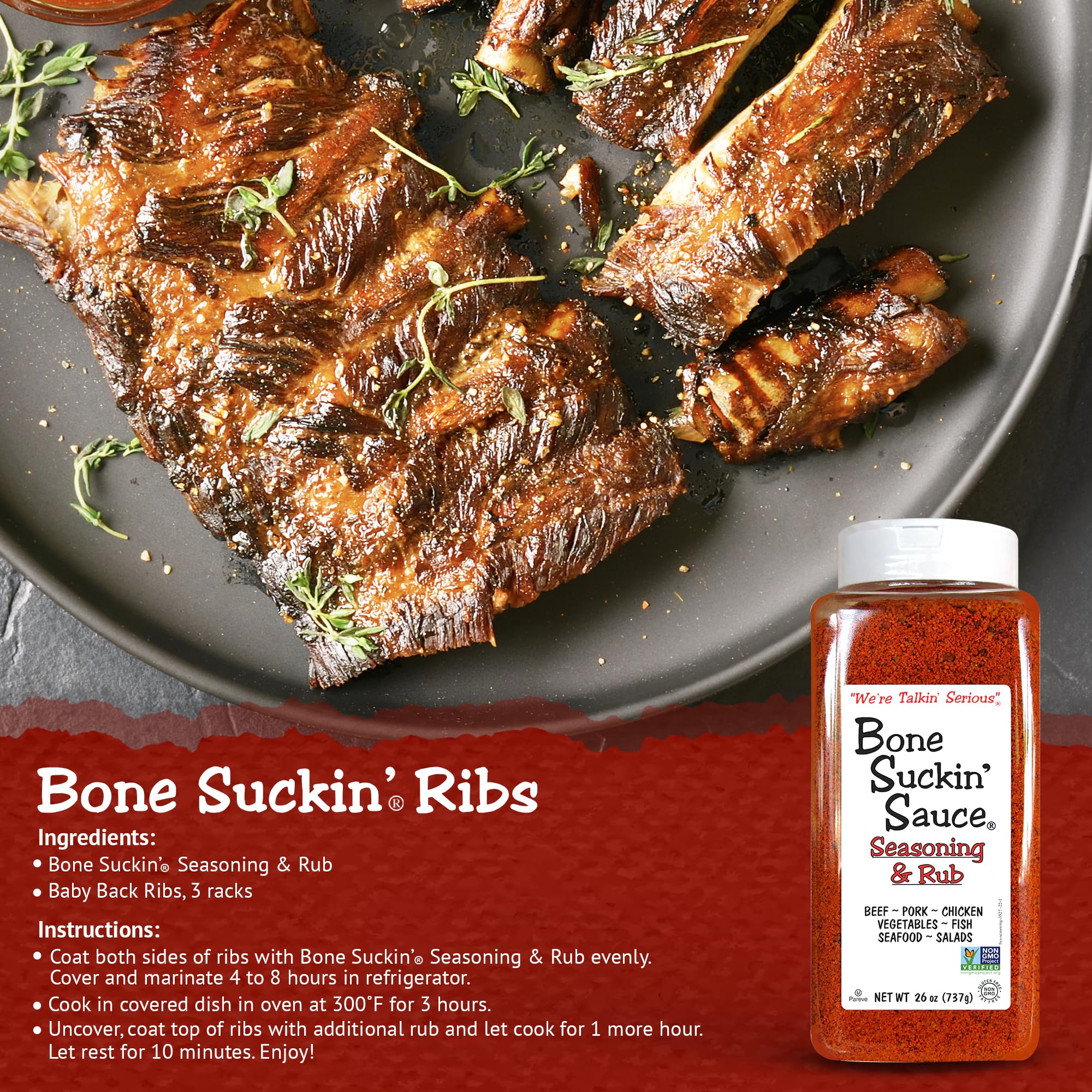 Bone Suckin' Original popcorn with seasoning for a tasty twist