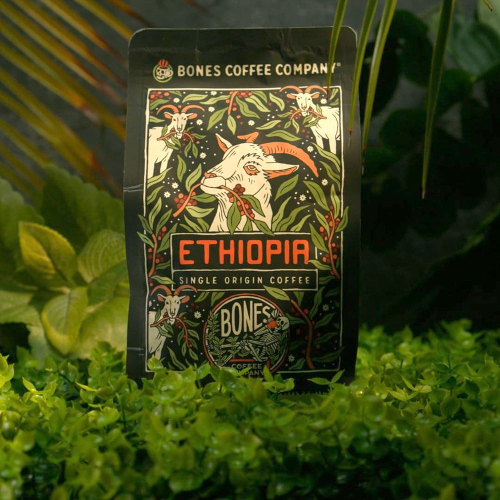 Bones Coffee artisan roasted small-batch beans for fresher flavor