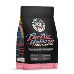 Bones Coffee Electric Unicorn ground coffee ready for auto-drip brewing.