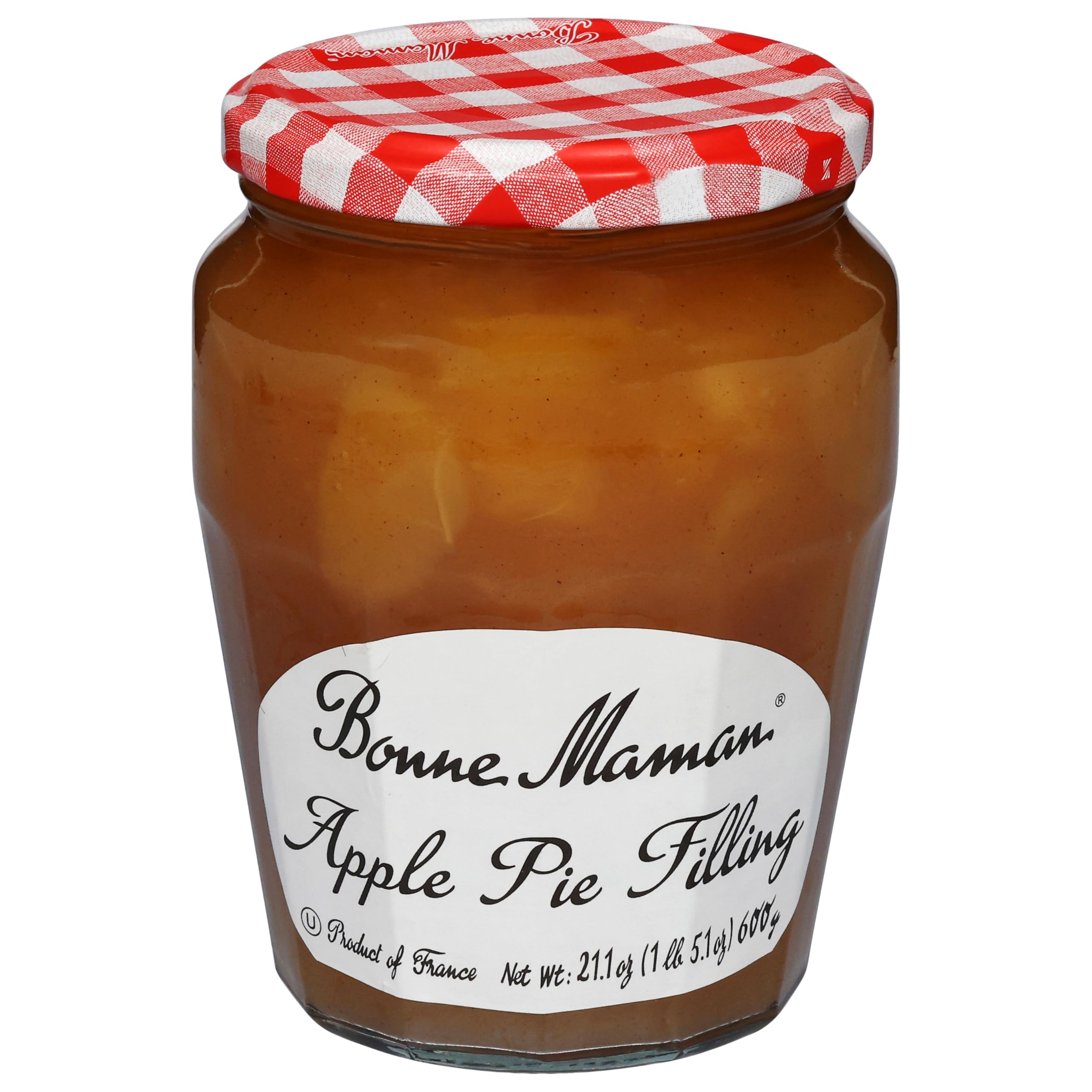 Bonne Maman Apple Pie Filling 21.1 oz can, ready for quick pies and tarts