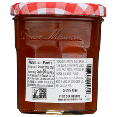 Bonne Maman apricot preserves on toast showing fruity sweetness