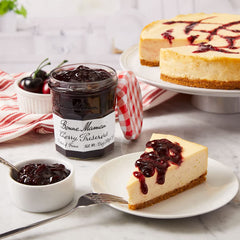 Cheese board pairing with Bonne Maman Cherry Preserves showcases versatile flavor.