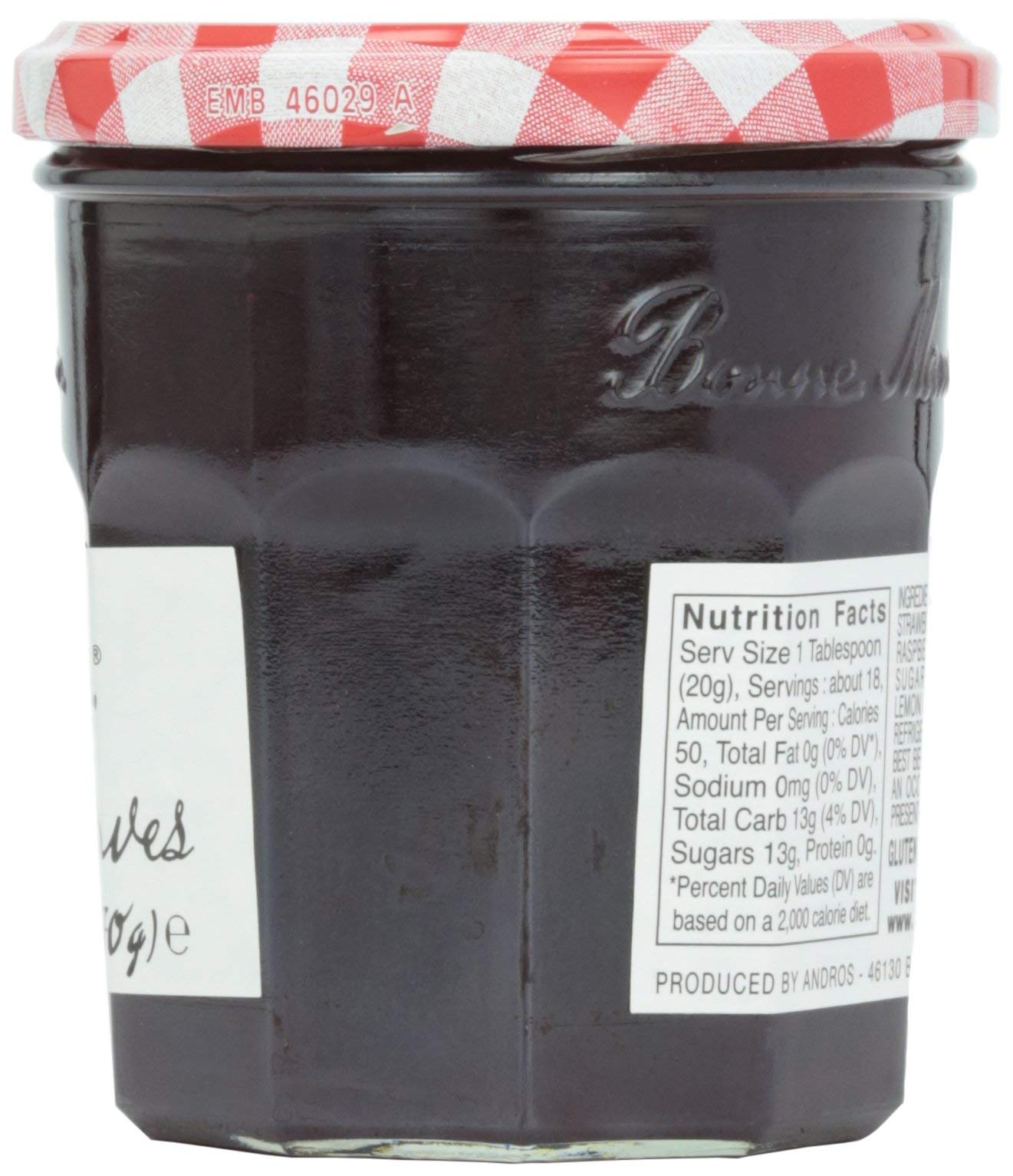 Bonne Maman Four Fruits Preserve on toast, a quick breakfast option.
