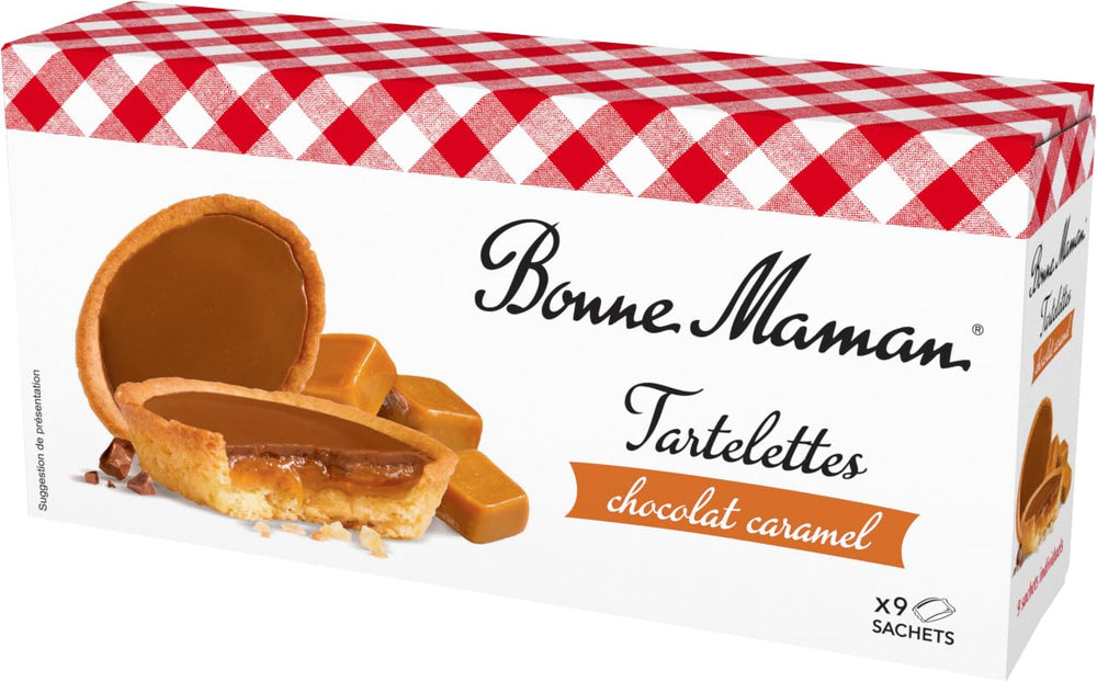 Bonne Maman nine tartlets in a box, perfect for sharing.