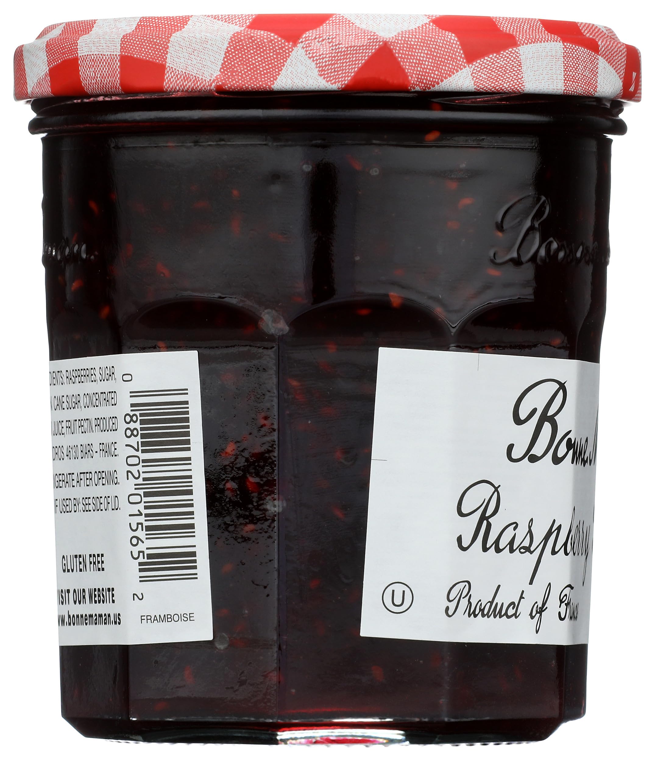 Bonne Maman Raspberry Preserves on a cheese board pairing.