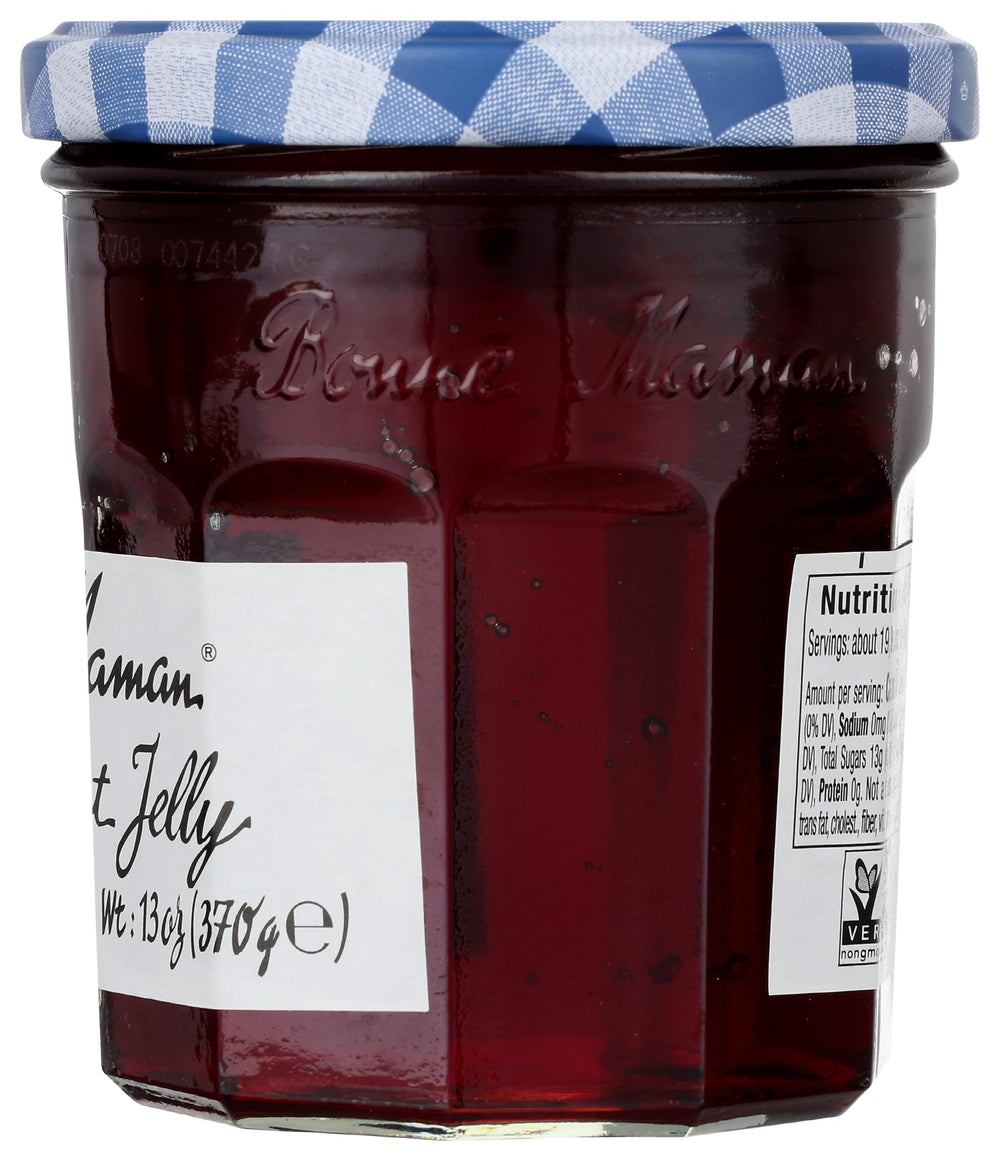 Dessert glass with Bonne Maman Red Currant Jelly drizzle as a finishing touch.