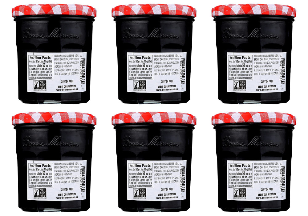  Bonne Maman preserves six-pack box displayed for pantry storage and gifting.