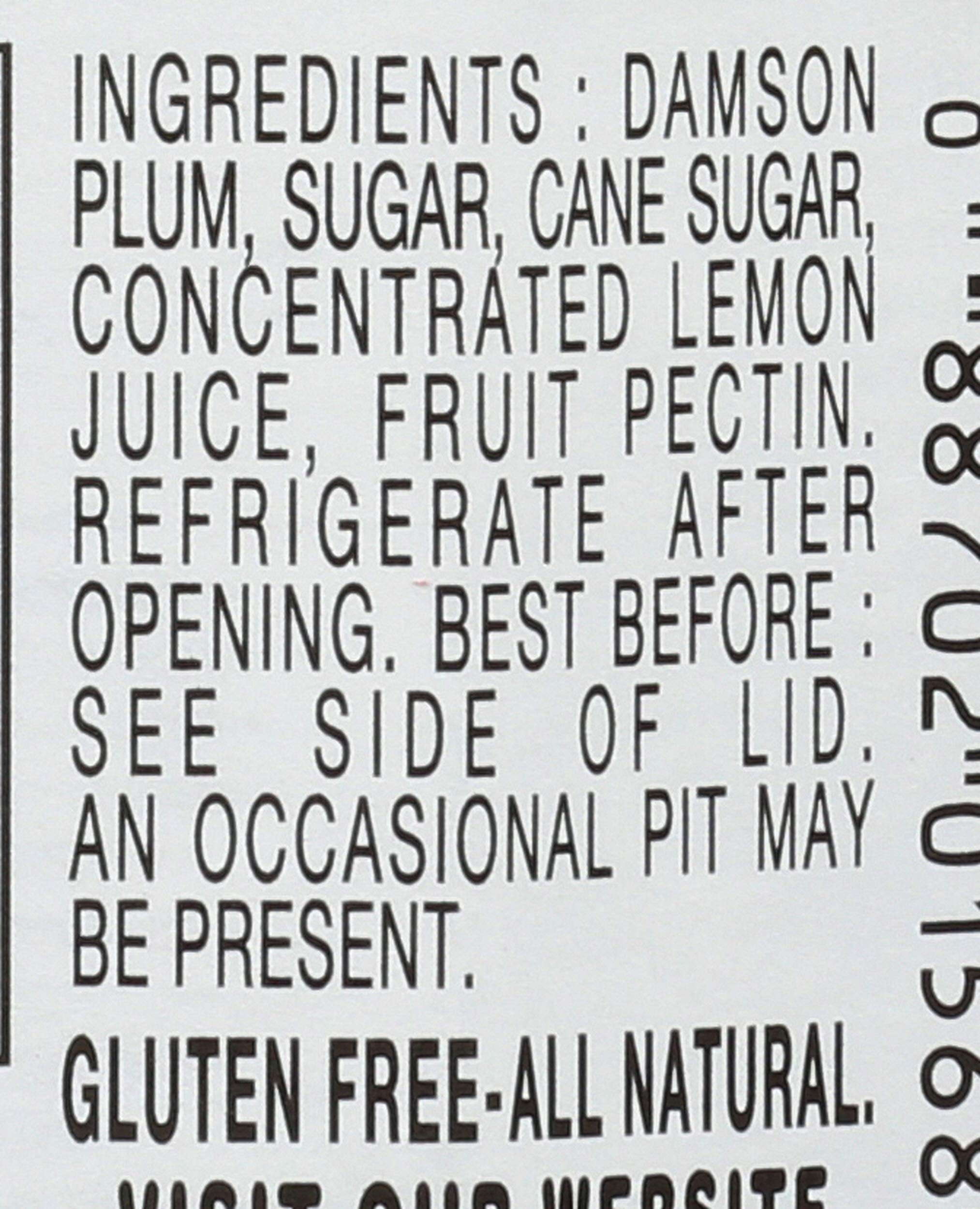 Bonne Maman Plum Preserves ingredients-label signals simple ingredients for snacking