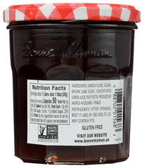 Bonne Maman Plum Preserves jar-closeup reveals rich color and natural plum flavor