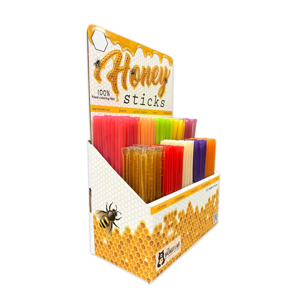 100% refill packs for The Honey Jar display keeping shelves stocked