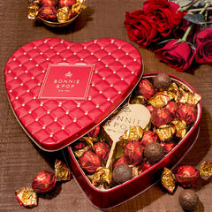 Bonnie & Pop chocolate shell with creamy hazelnut center.